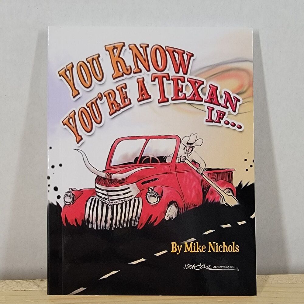 BOOK You Know You're A Texan If... By Mike Nichols - paperback NEW